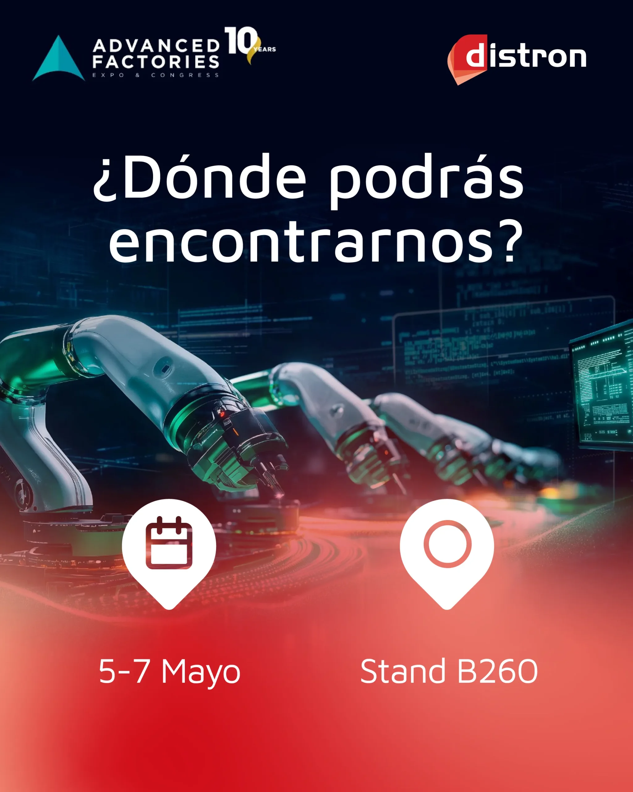 Distron presenta sus soluciones de visión inteligente en Advanced Factories 2026 junto a OPT Machine Vision